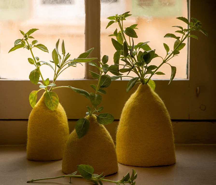 MUSKHANE - Handcrafted decorative items in felt for the home
